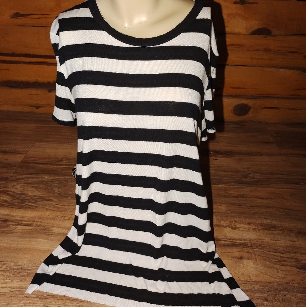 Red Lolly Striped Top